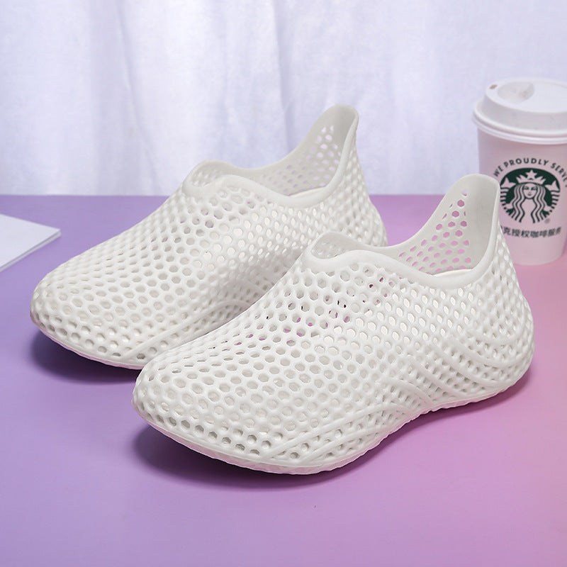 3D Print Breathable Chunky Sole Fashion Shoes