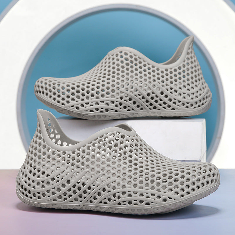 3D Print Breathable Chunky Sole Fashion Shoes
