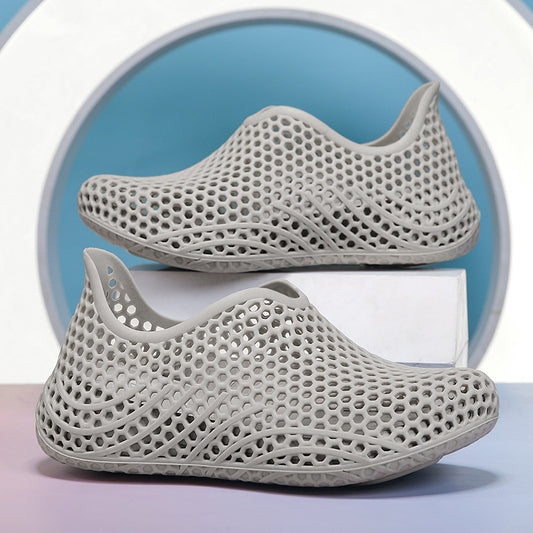 3D Print Breathable Chunky Sole Fashion Shoes