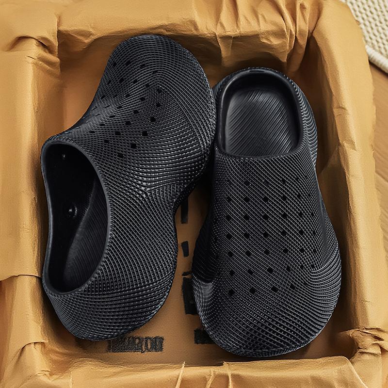 3D Printed Men's Thick Sole Non-slip Slippers