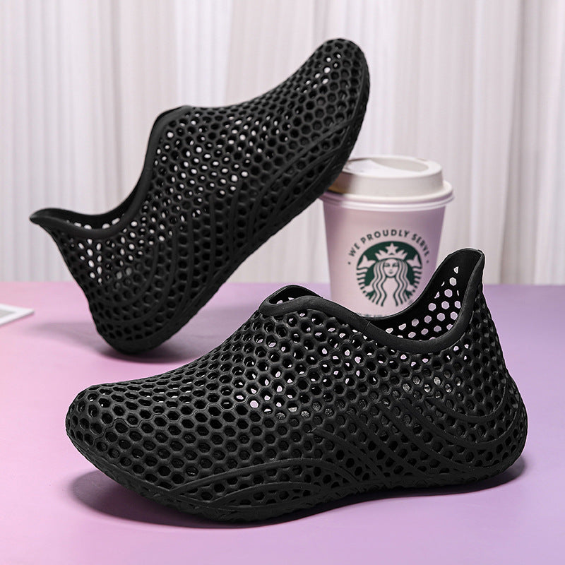 3D Print Breathable Chunky Sole Fashion Shoes