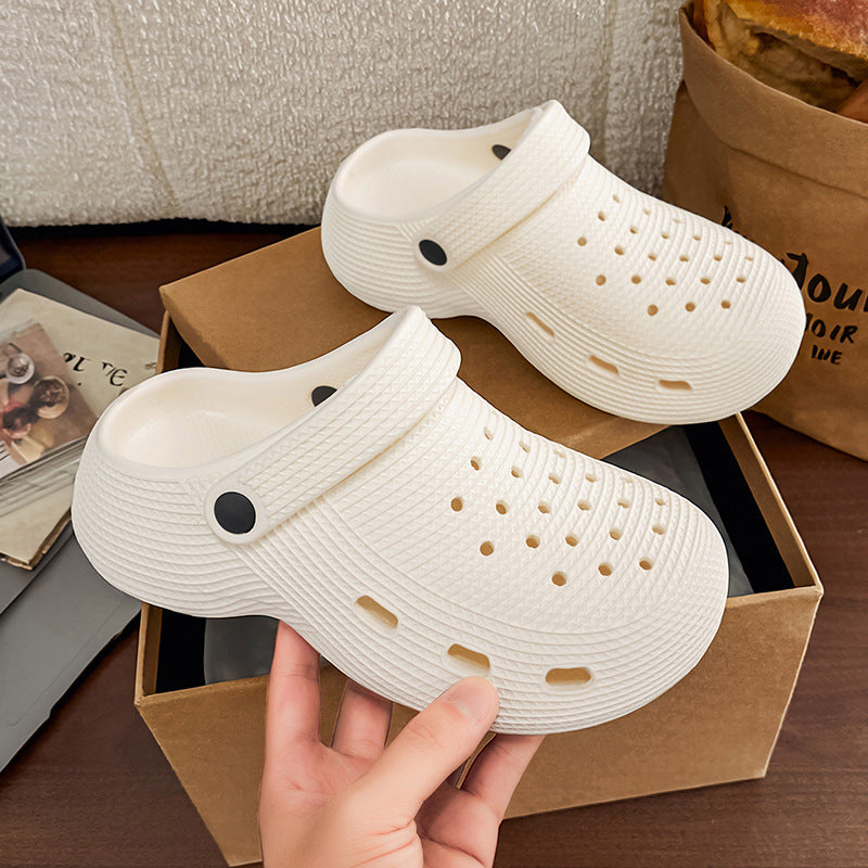 3D Printed Men's Thick Sole Non-slip Slippers