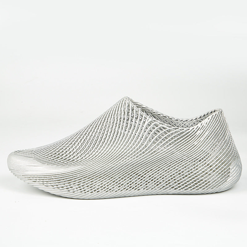 4D Printed Hollow Breathable Fashion Sneakers