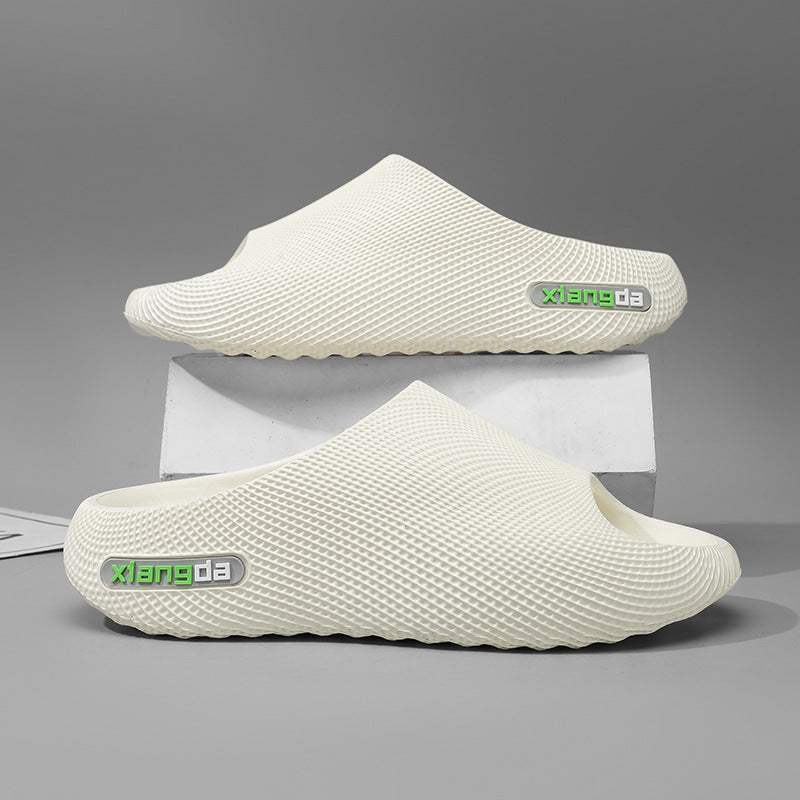 3D Printed Men's Thick Sole Non-slip Slippers