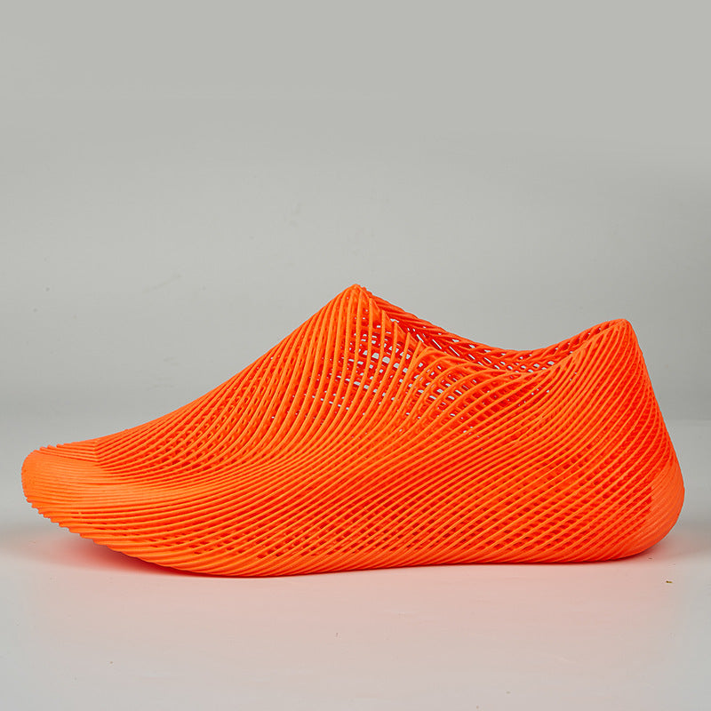 4D Printed Hollow Breathable Fashion Sneakers