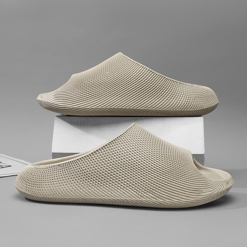3D Printed Men's Thick Sole Non-slip Slippers