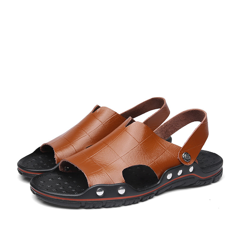 men leather sandals