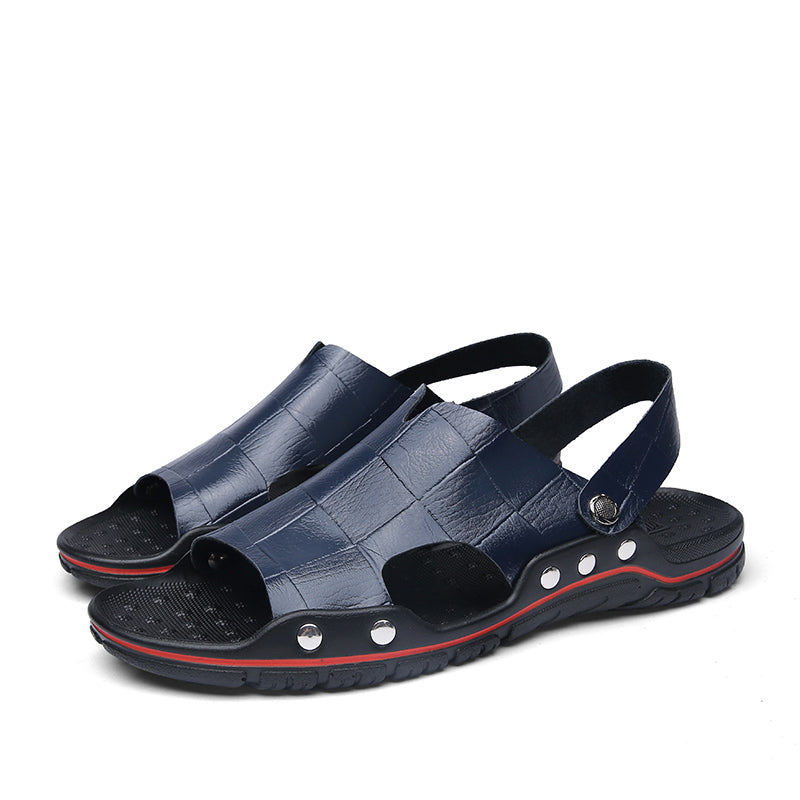 men leather sandals