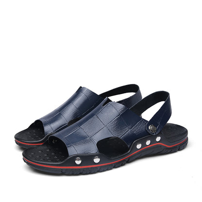 men leather sandals