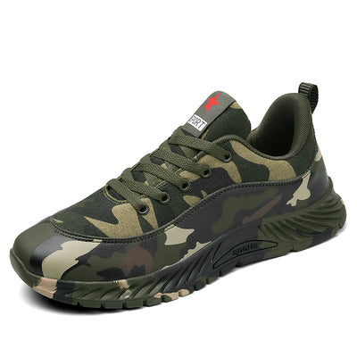 camouflage shoes men and women fly weave leisure running shoes military training sports shoes