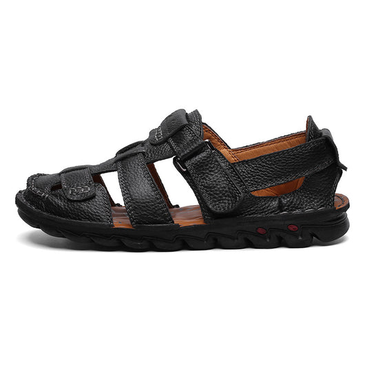 men pu rubber sandals