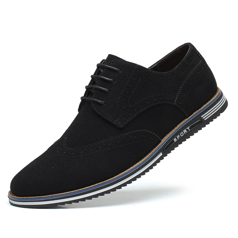 New men's black fashion men's shoes casual shoes