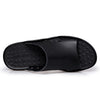 Mens leather slide sandals