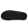 Mens leather slide sandals