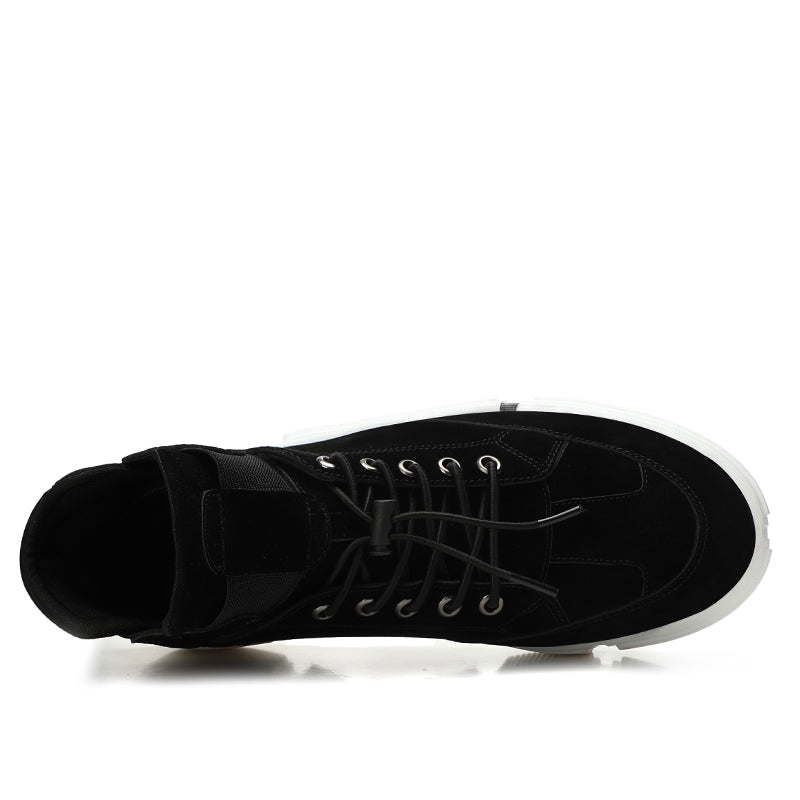 British leisure board shoes men high height soft bottom breathable sneakers