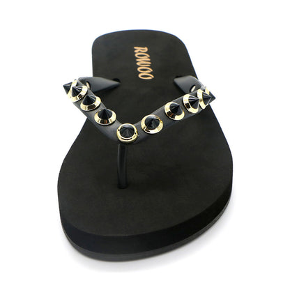 Women‘s Flat Flip Flops Beach Casual Soft Comfortable Thong Sandal
