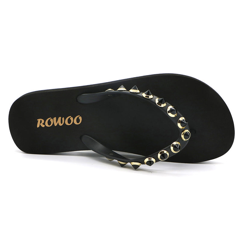 Women‘s Flat Flip Flops Beach Casual Soft Comfortable Thong Sandal