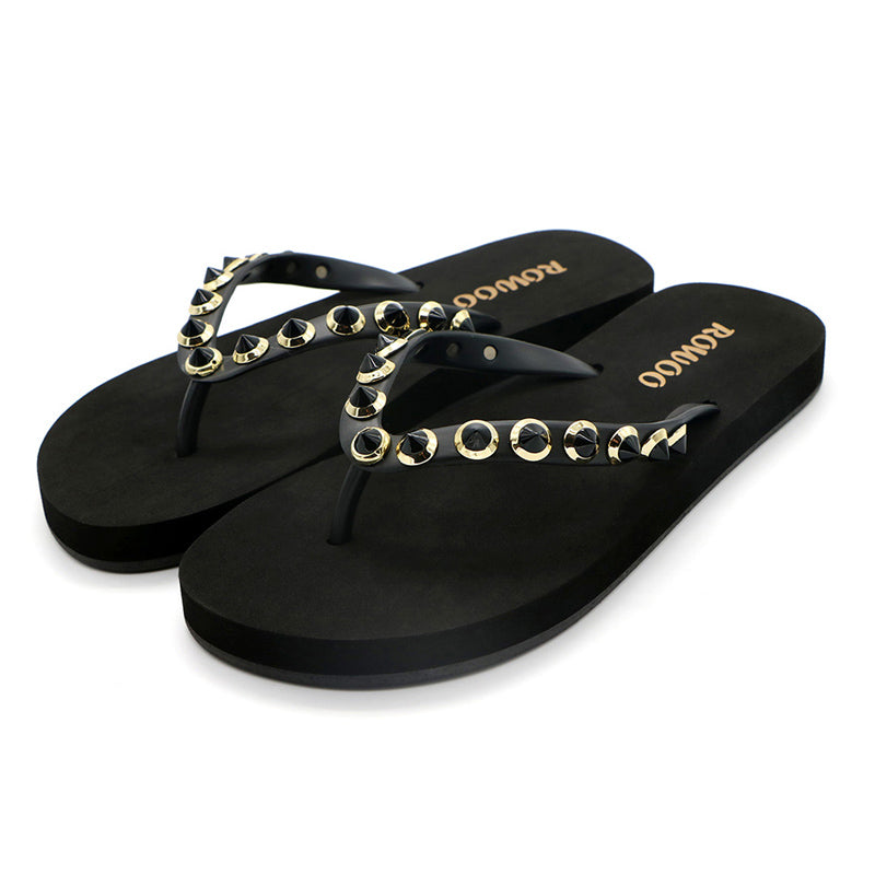 Women‘s Flat Flip Flops Beach Casual Soft Comfortable Thong Sandal