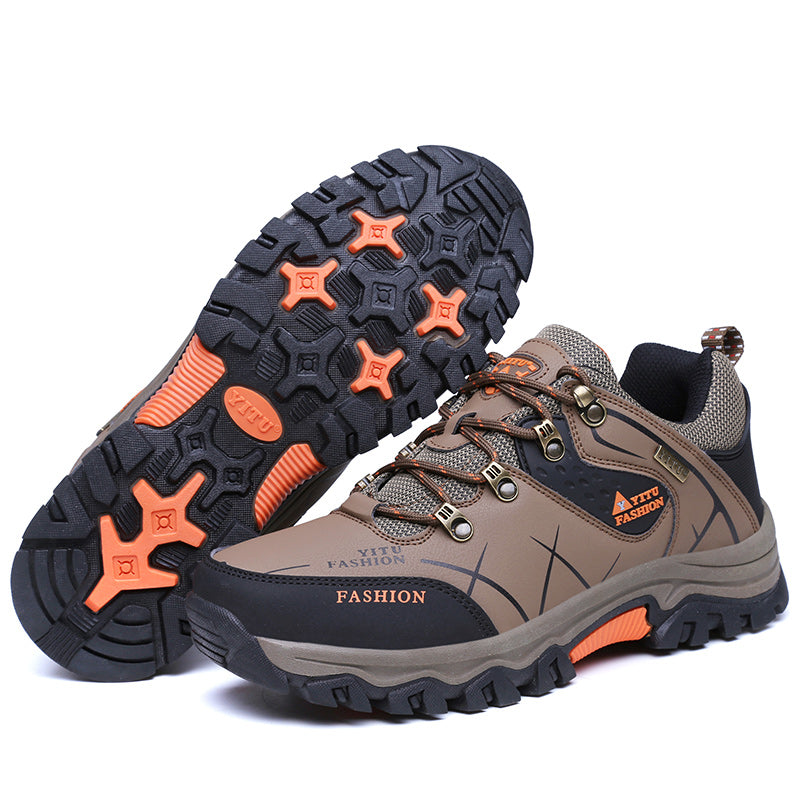 Non-slip Waterproof Wear-resistant Outdoor Men Hiking Shoes