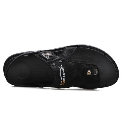 men slippers with straps