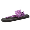 Women's Flat Yoga Sandals Sling 2 Print Vintage Lightweight Shoes