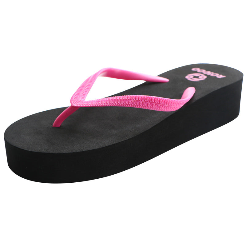 Women Flip Flops Platform Wedge Thong Sandal Open Toe Casual