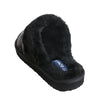 Winter Sequined Women Slippers Fur Plush Ladies Balck House Shoes
