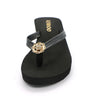Women's Flip Flops Platform Wedge sandal Fashion Diamond High Heel